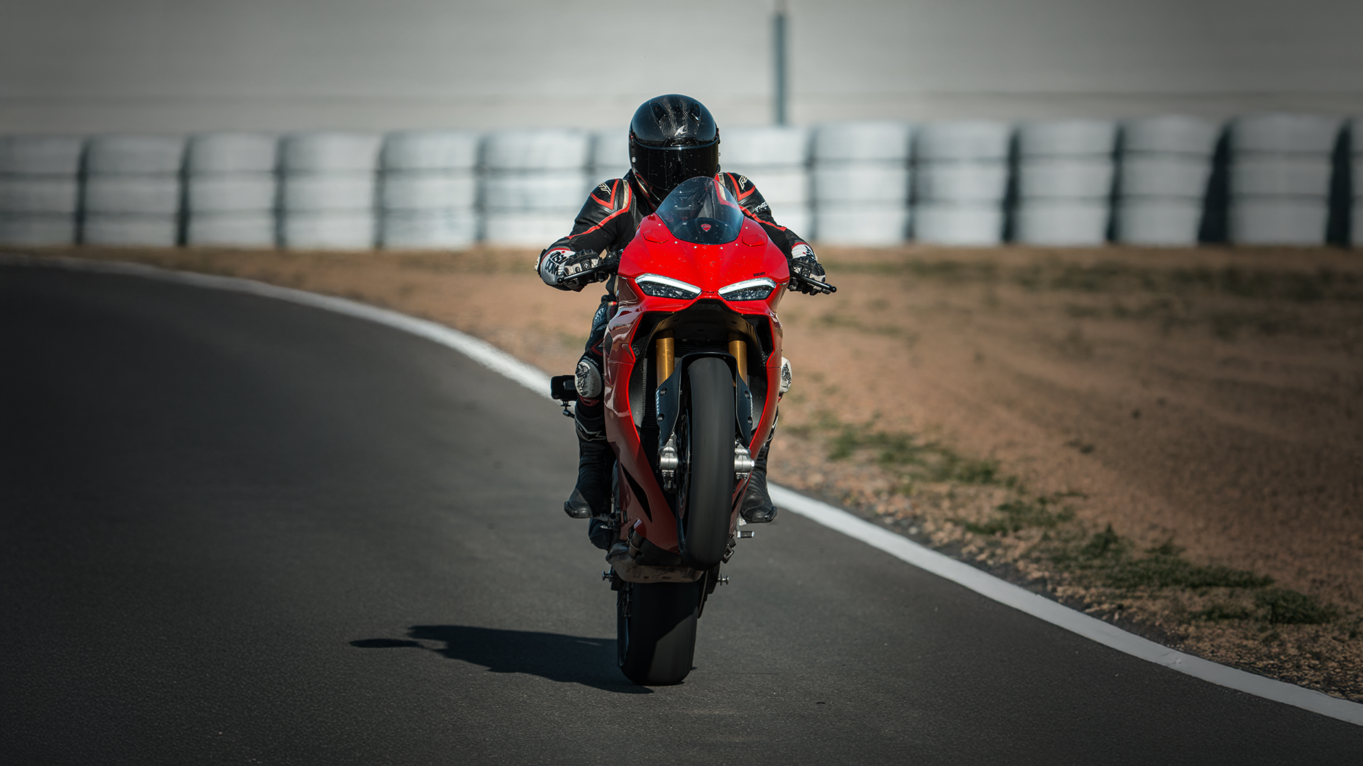 The 2025 Ducati Panigale V2 S - Wheelie