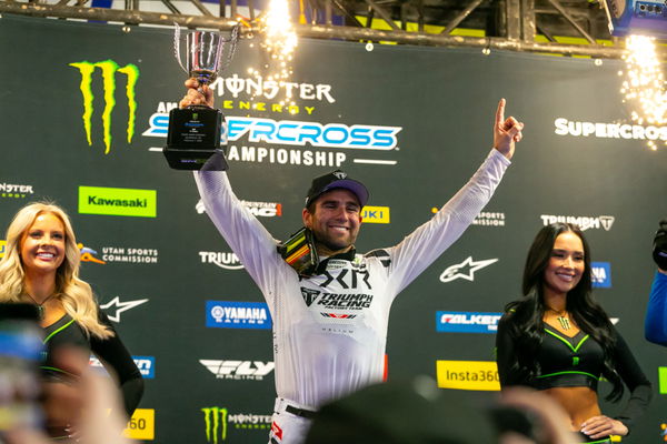 Jordan Smith on the AMA Supercross podium