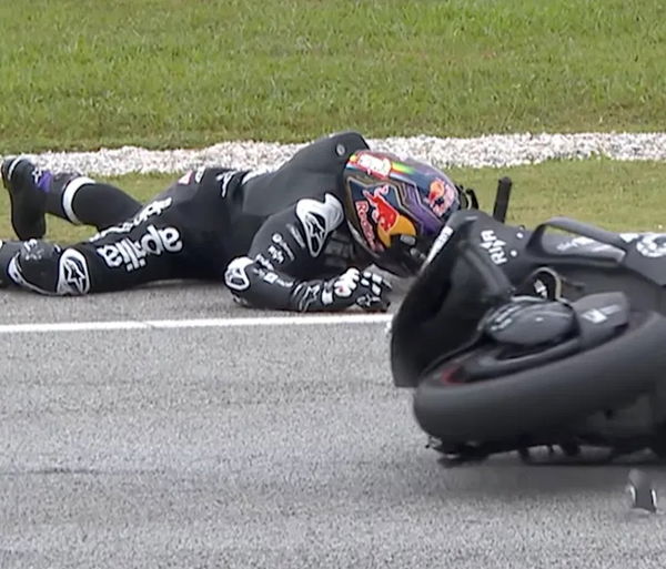 Jorge Martin high-side Crash 