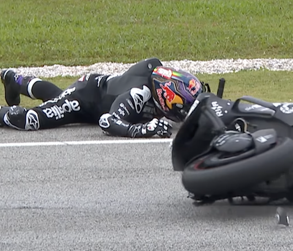 Jorge Martin Sepang Crash