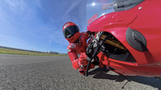 Marc Marquez riding his Panigale V2 S training bike