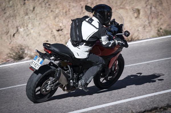 Multistrada V2 S cornering