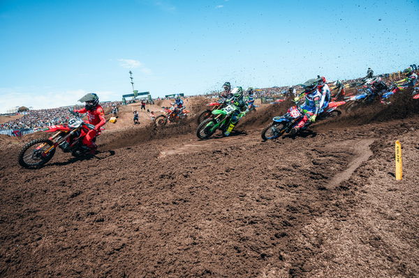 Ducati racing in italian Motocross