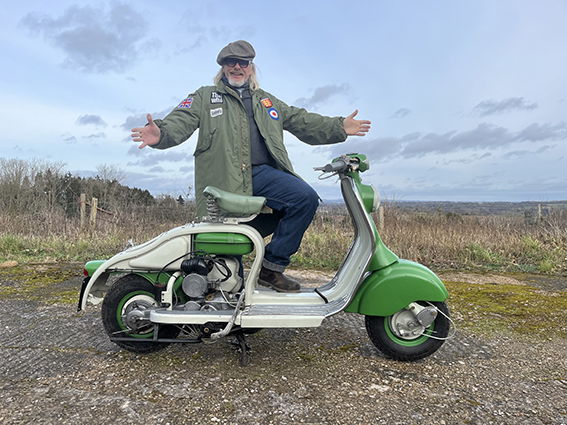 "Knowing me Henry Cole, knowing you Lambretta LD150, AHA!"