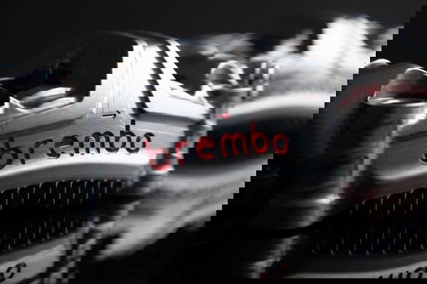 The bike uses Brembo's Front Brake Pro+ system