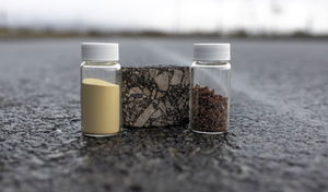 Pothole self-healing substances; credit - Swansea University