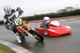 KTM 450 races a 250 Superkart