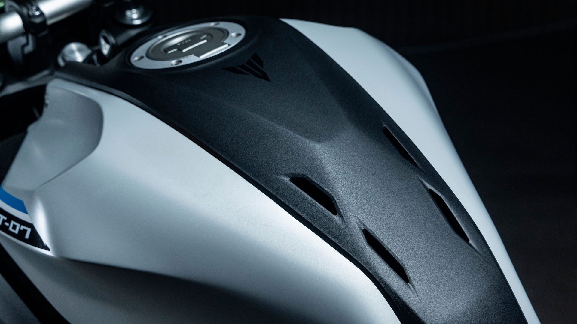 The new MT-07 has acoustic vents