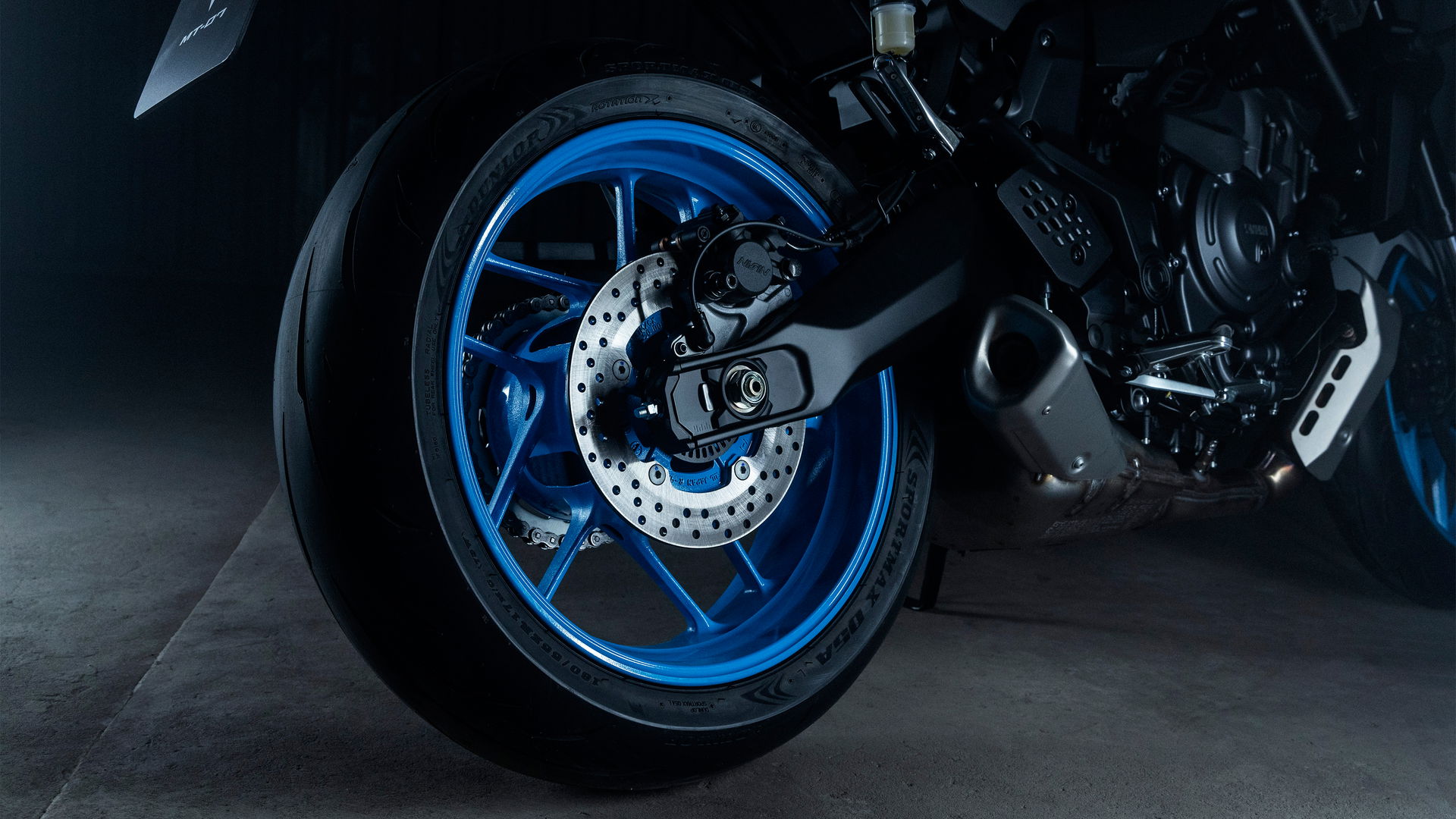 Yamaha MT-07 - rear wheel