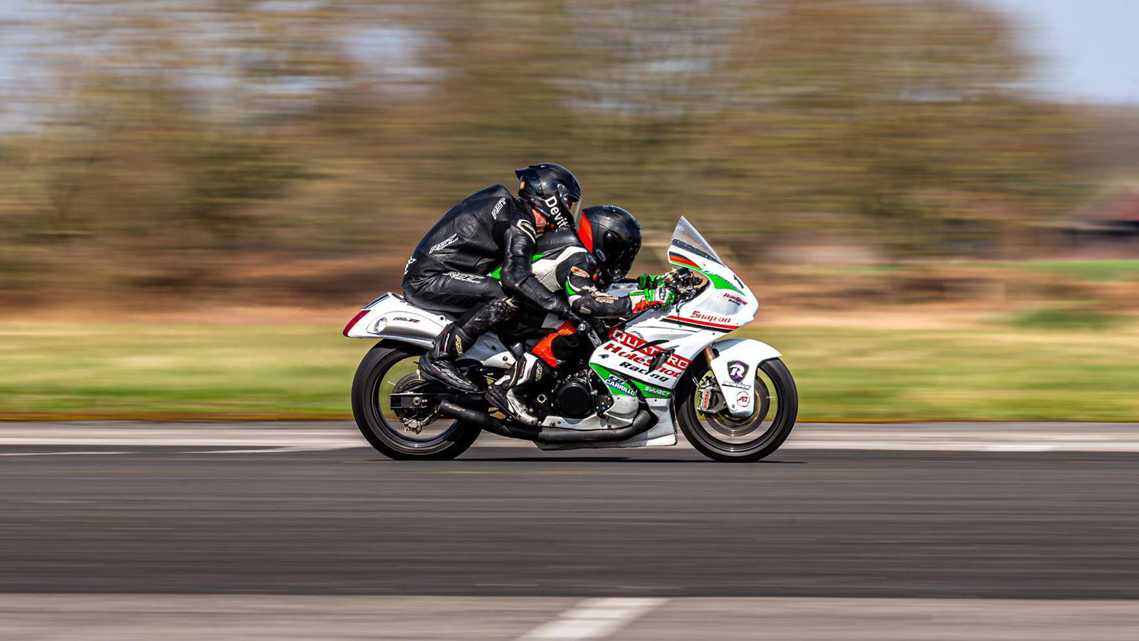 Holeshot Racing Pillion Speed Record