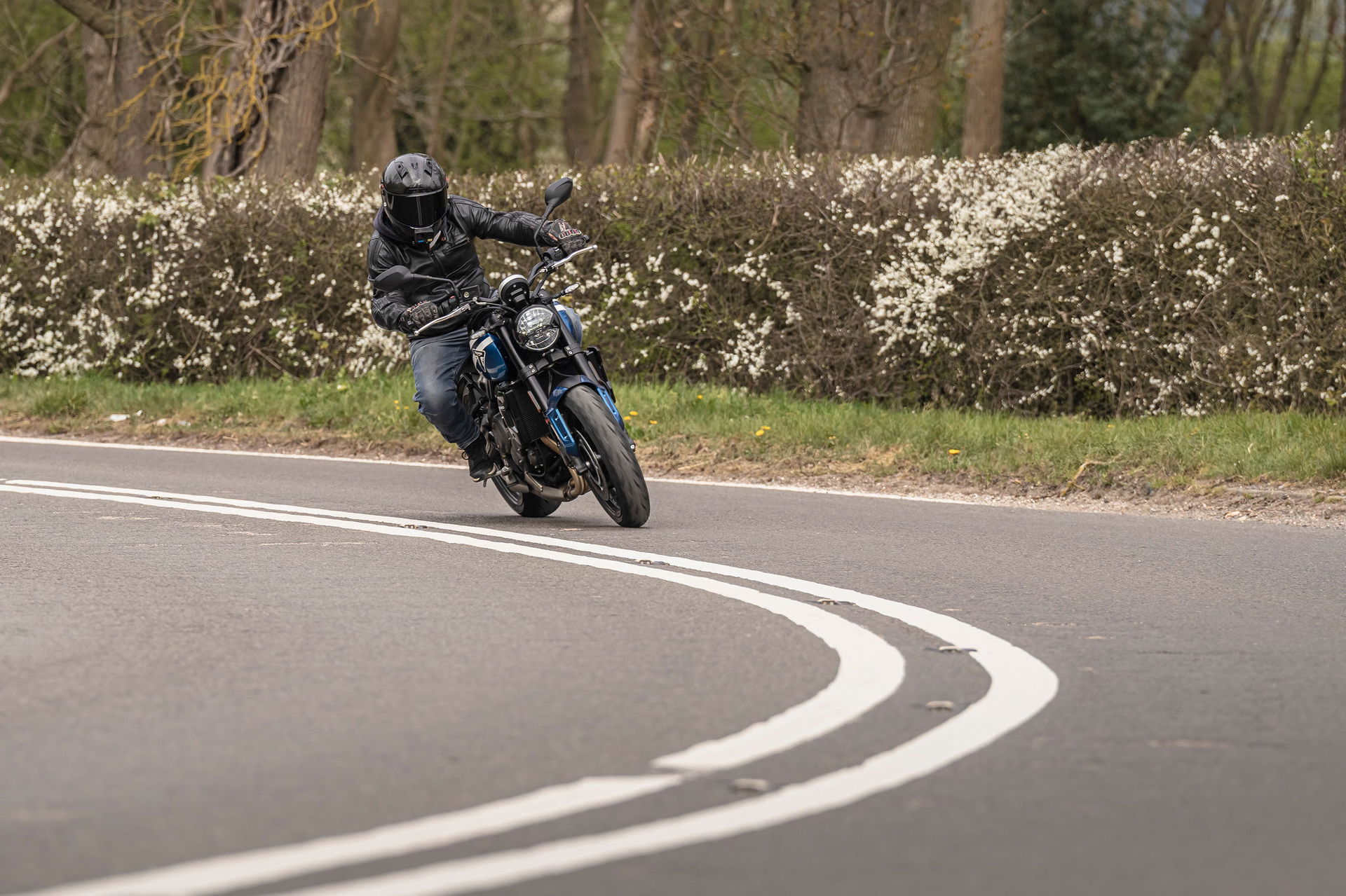 Trident 660 - riding