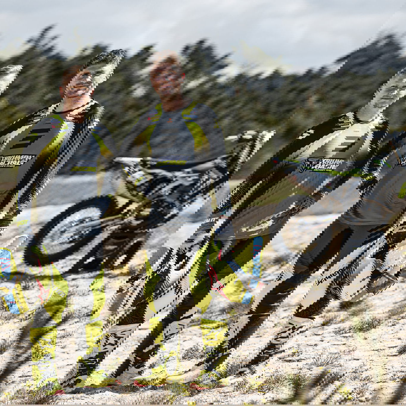 The Triumph Factory Racing Enduro Team