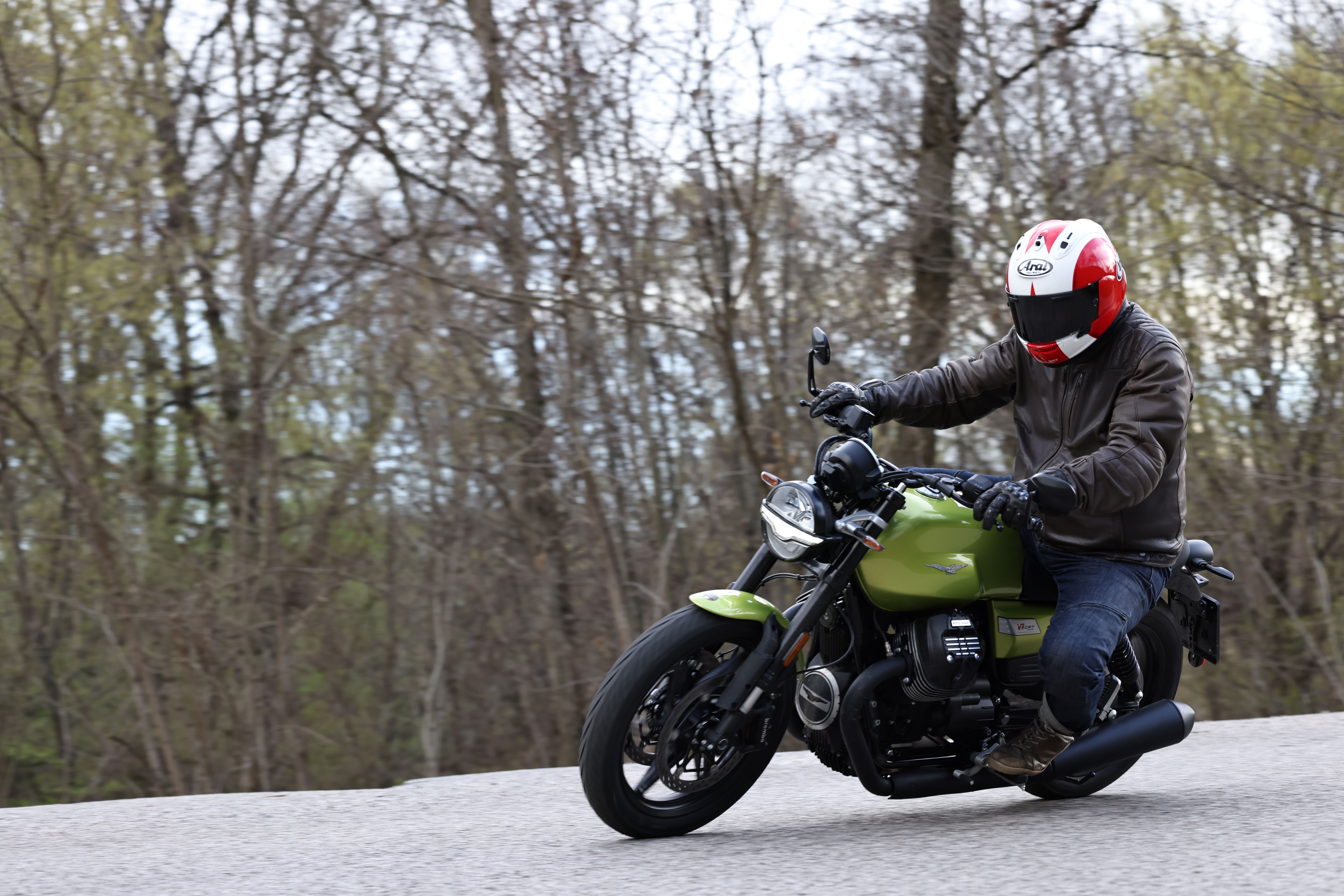 The V7 Sport - riding