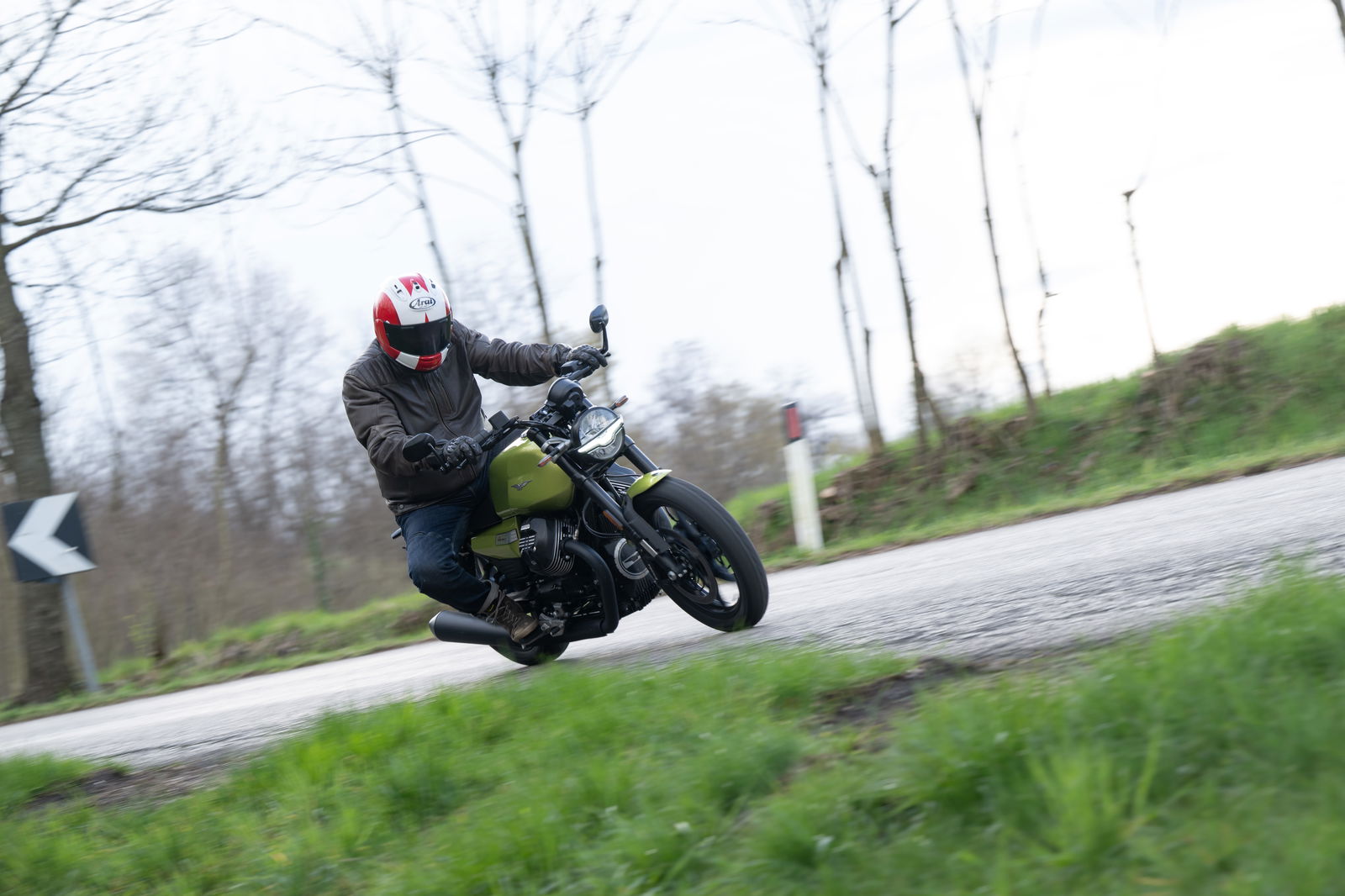 The V7 Sport - riding