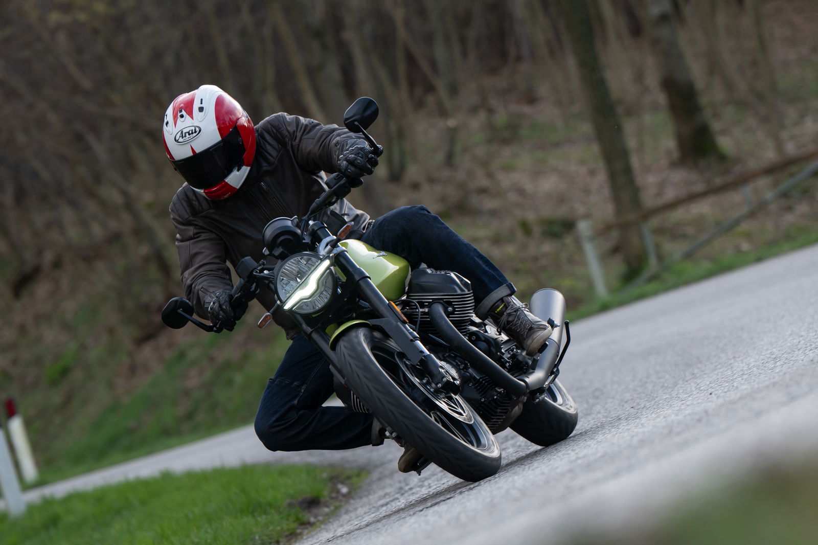 The V7 Sport - riding