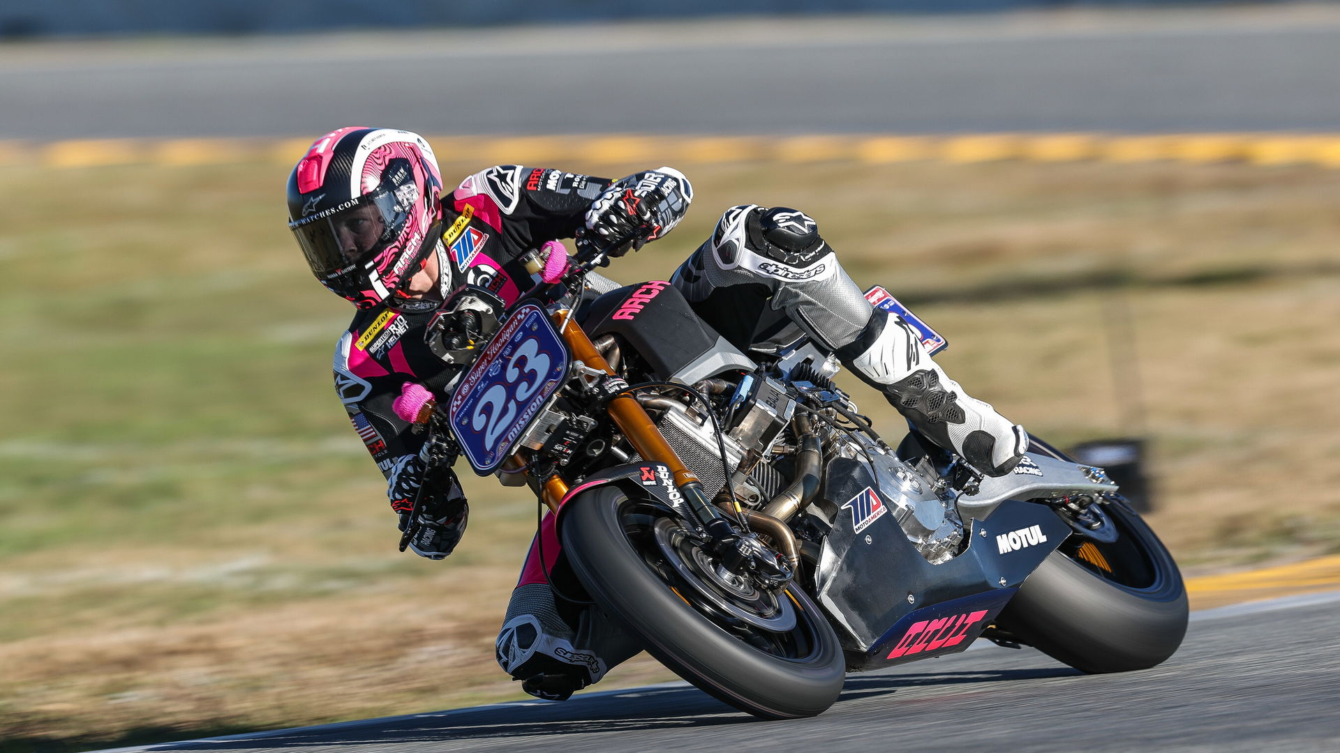 The Arch Racing bike taking part in the MotoAmerica Super Hooligan class