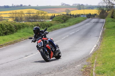 The Ducati Diavel V4 - riding