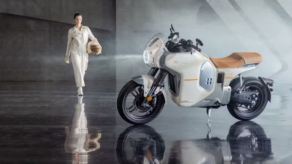 The new Honda E-VO electric cafe racer