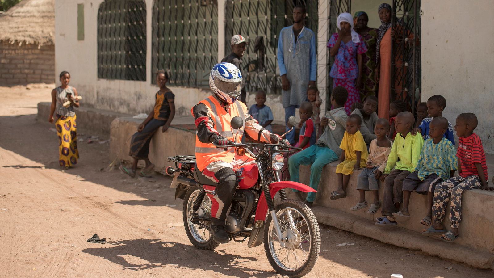 A Riders for Health Yamaha AG100