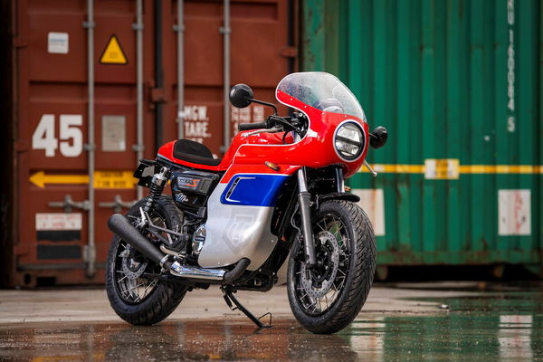 A custom Honda GB350S