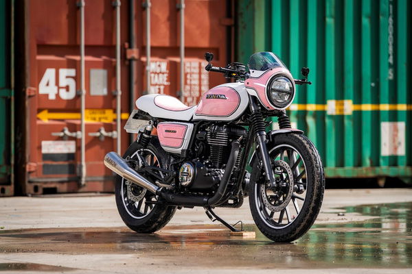 A custom Honda GB350S