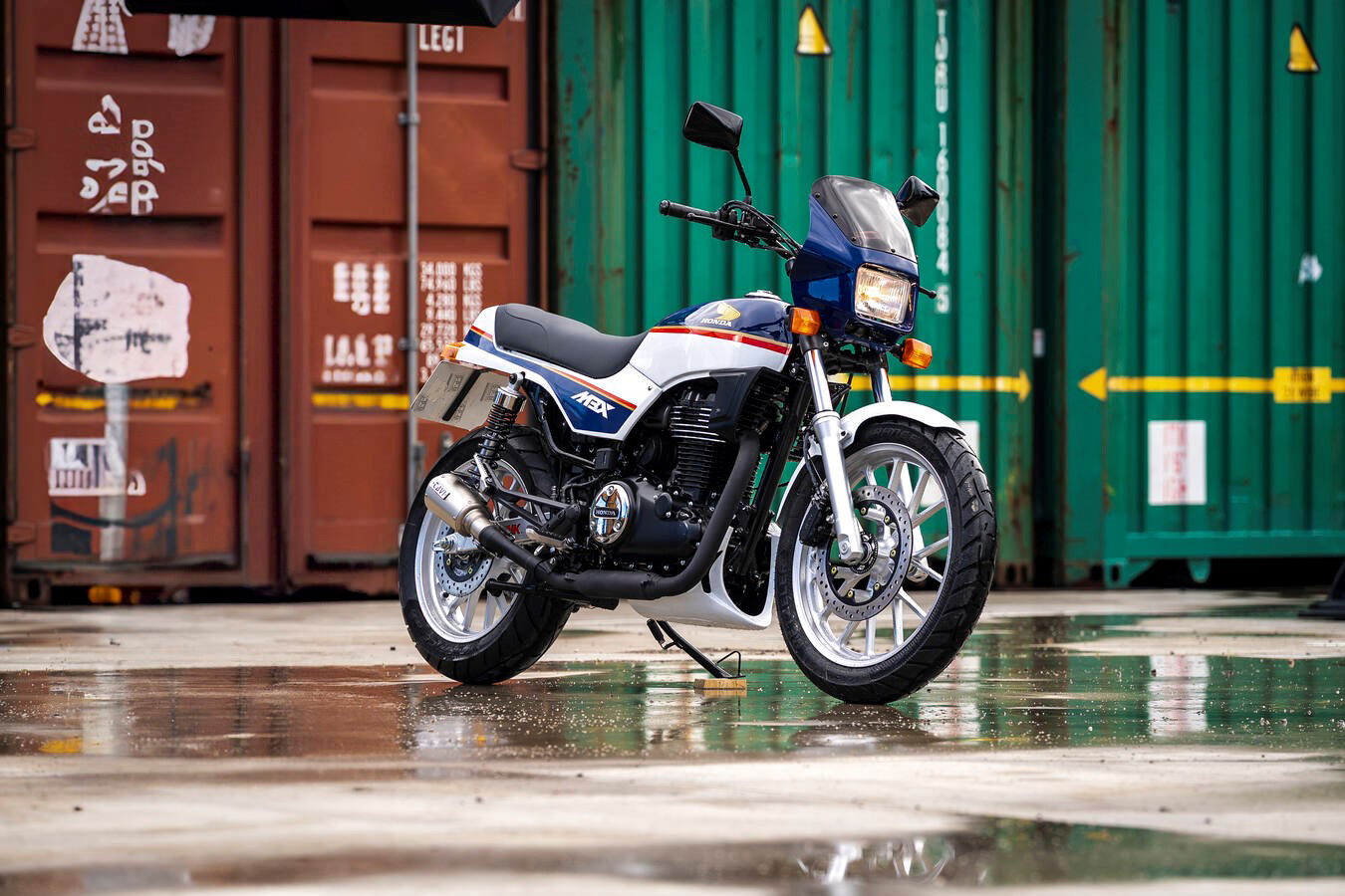 A custom Honda GB350S