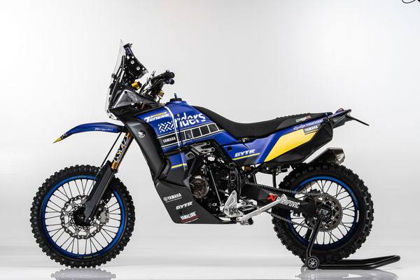 The Riders for Health sponsored Tenere 700 Rally Bike