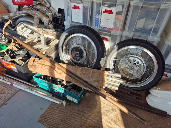 Some of the spares and parts going up for sale