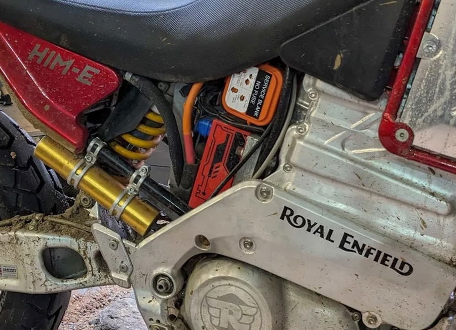 The Royal Enfield HIM-E concept prototype