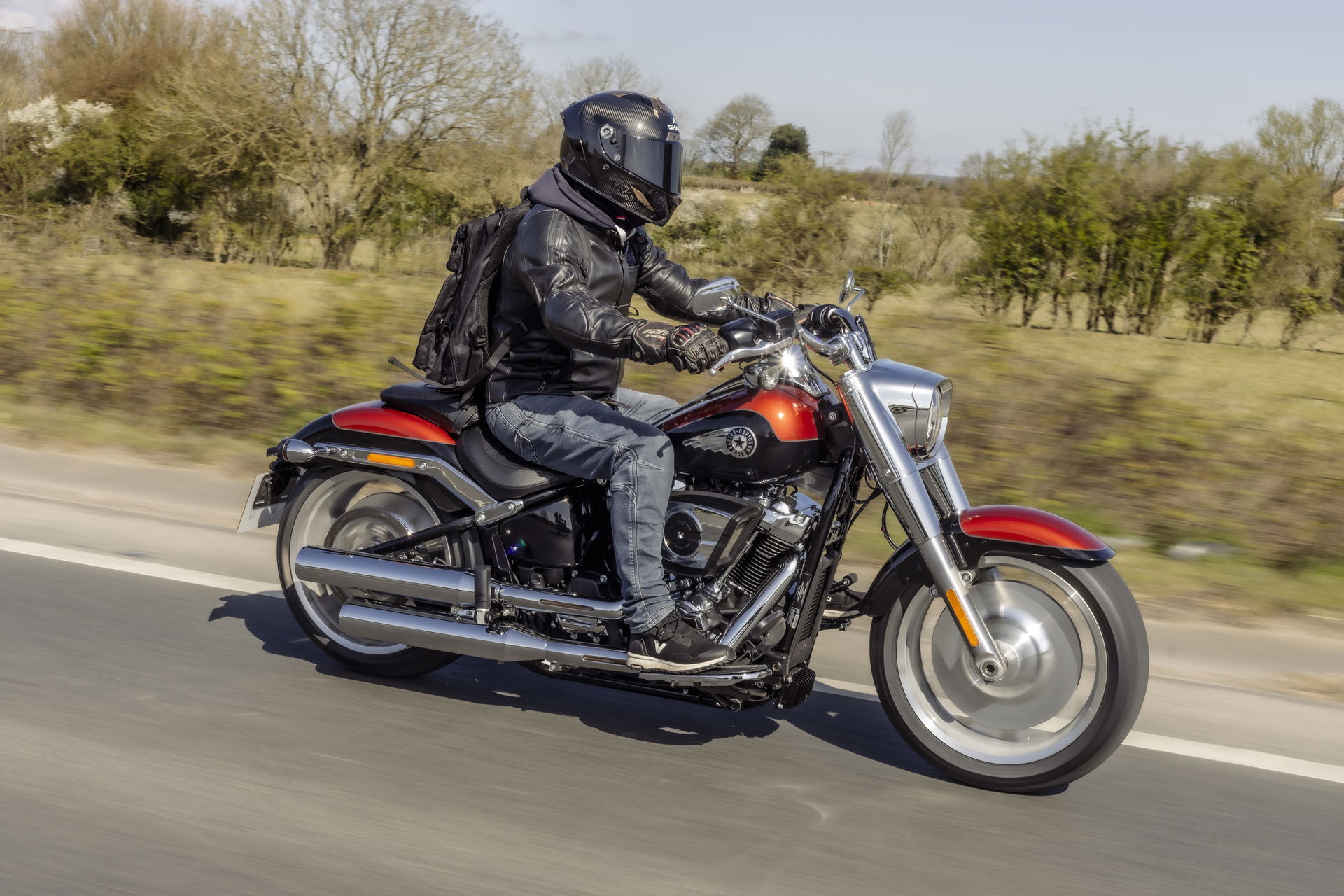 The Shark Aeron motorcycle helmet