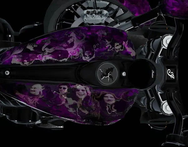 Black Sabbath-inspired fuel tank