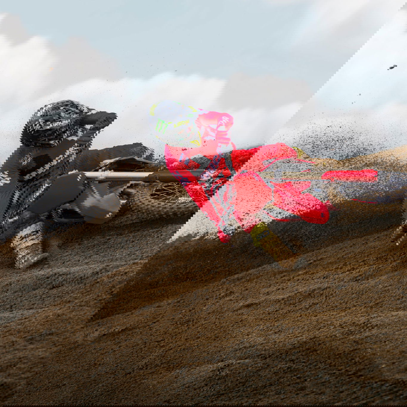 Ducati Desmo450 MX in action