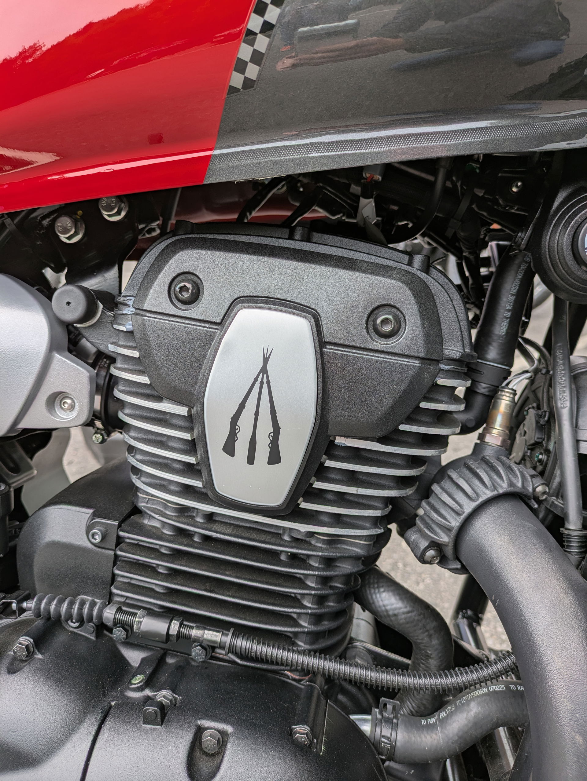 The three rifles logo often used by BSA is a nod to the company's founders