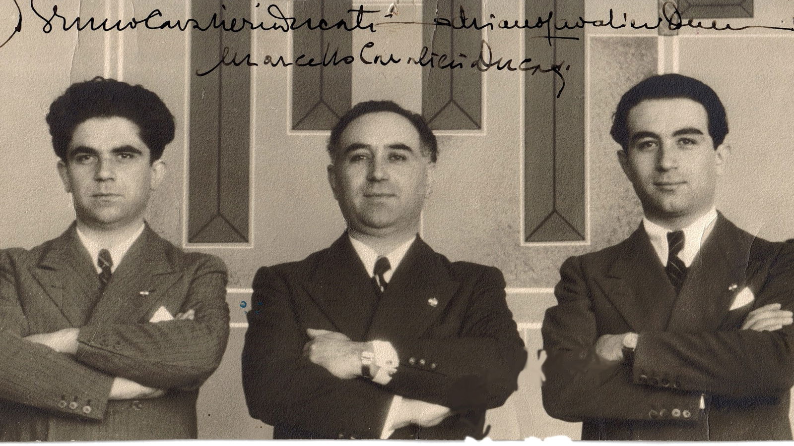 Adriano, Bruno, and Marcello Cavalieri Ducati