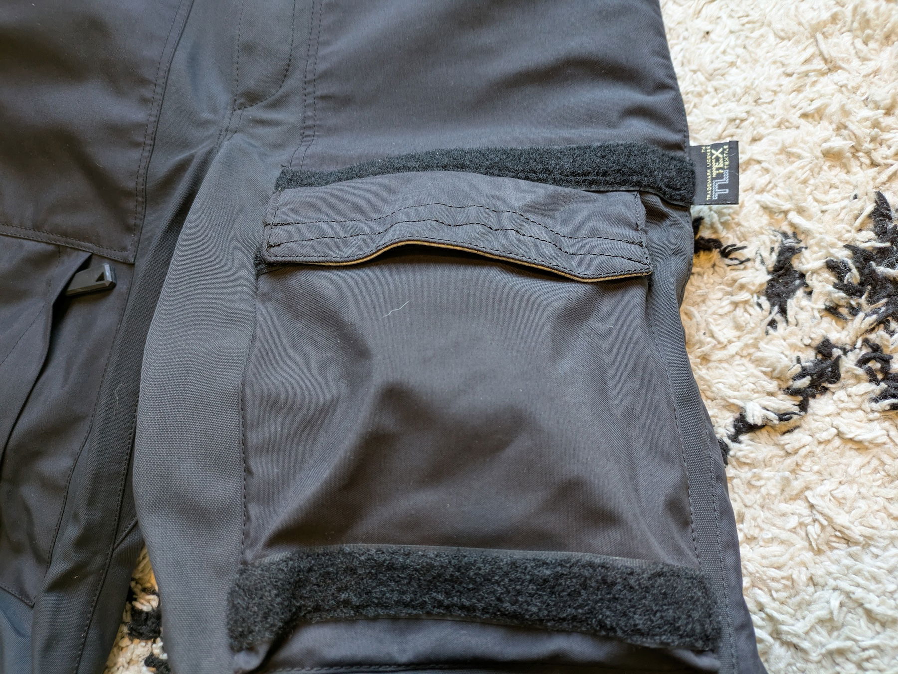 Aerostich sells accessories that can be attached to the leg