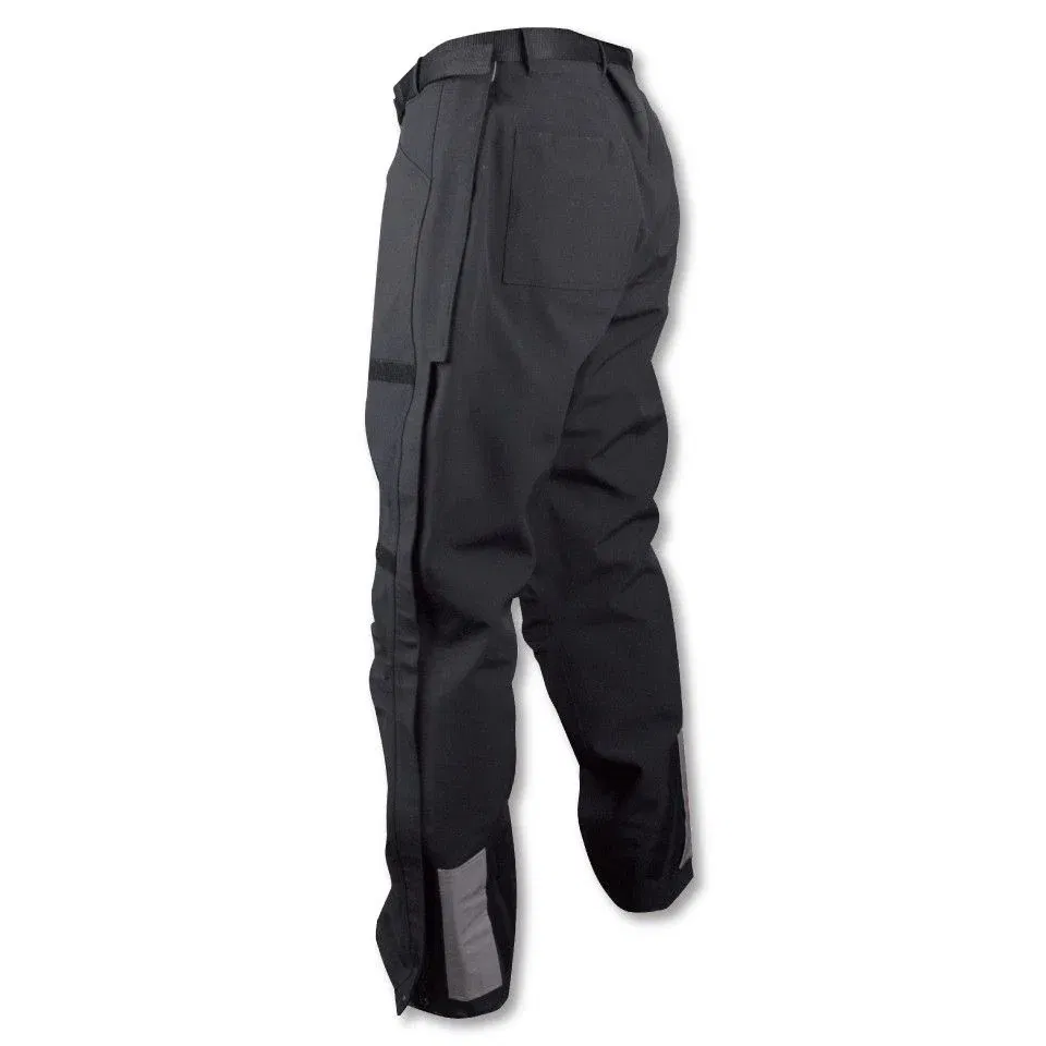 The trousers have small reflective strips on each leg