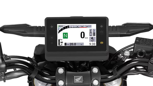 The new Honda CB125 Hornet - TFT dash