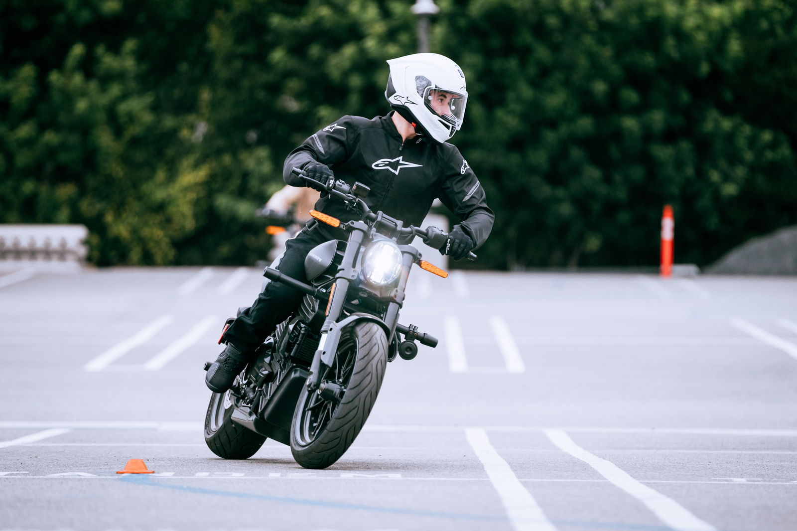 LiveWire motorcycle being used for training exercise. Credit - LiveWire