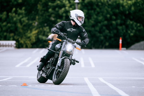 LiveWire motorcycle being used for training exercise. Credit - LiveWire