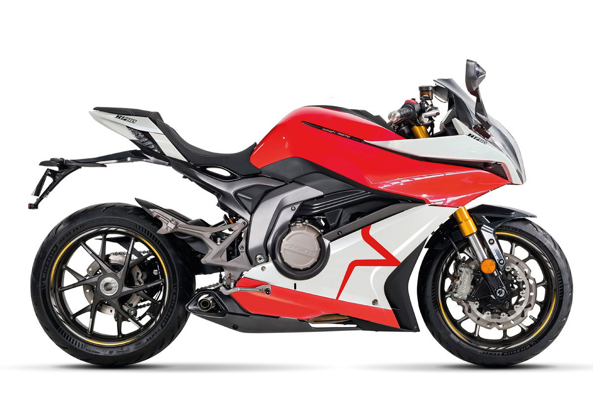 Mash K750 twin-cylinder sports motorbike spec details and features ...