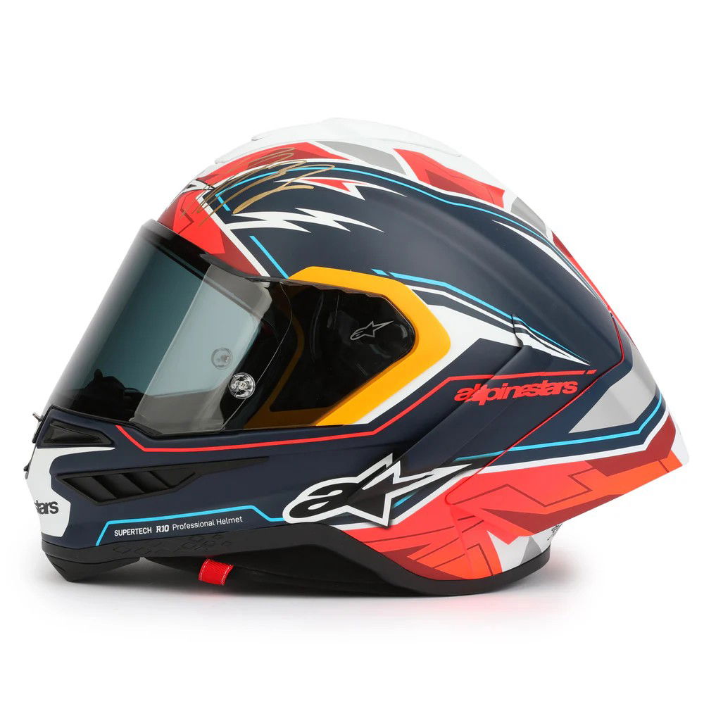 Pedro Acosta signed SuperTech R10 helmet. Credit - MotoGP Authentics