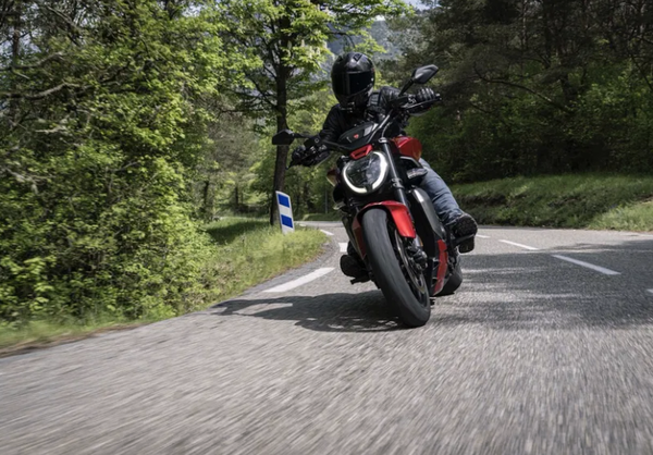 Ducati XDiavel V4 being tested on the road