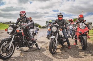 Riders setting off at 'Big Ride' event. Credit - Two Wheels for Life