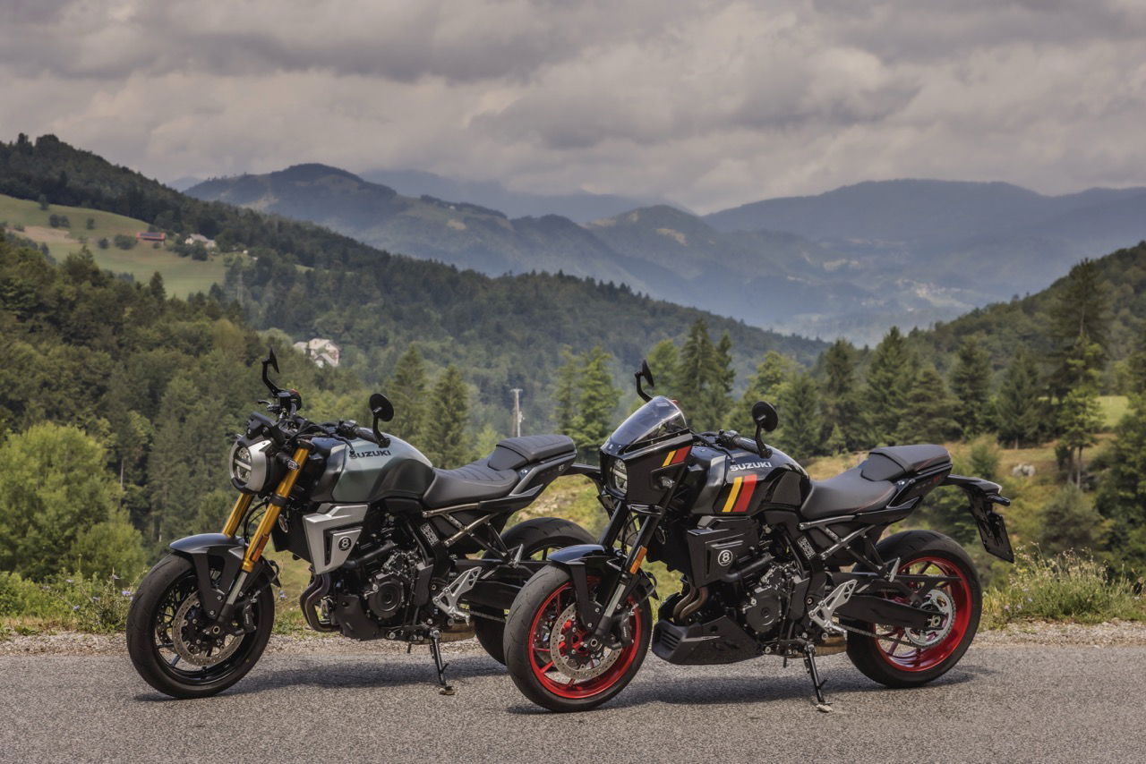 The GSX-8T (left) and GSX-8TT (right)