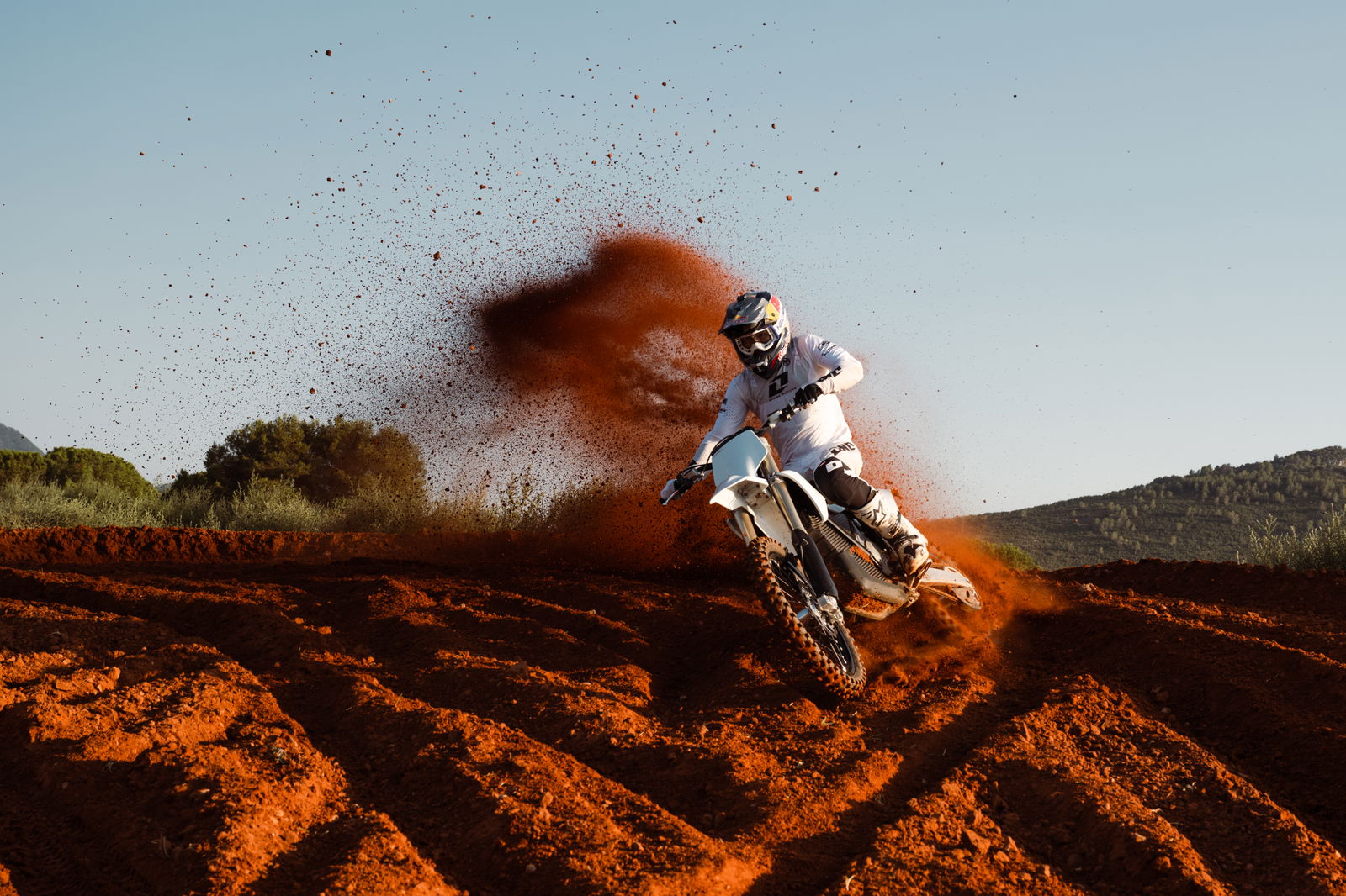 New Stark Future electric motocross bike in white