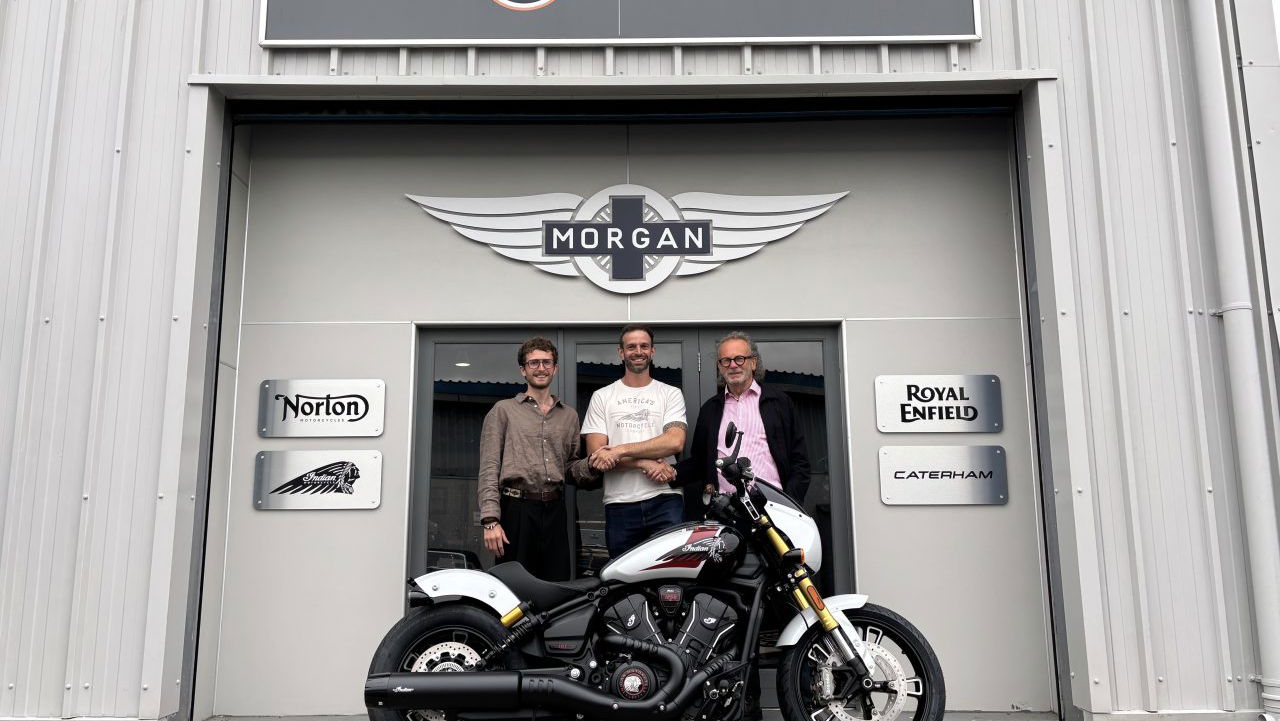 Indian Motorcycle's new dealership in Perth, Scotland.
