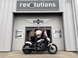 Indian Motorcycle's new dealership in Perth, Scotland. 
