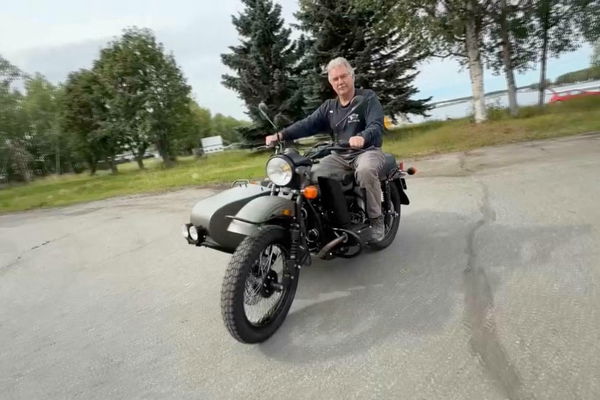 Mark Warren was gifted a new Ural by President Putin on his Alaskan visit
