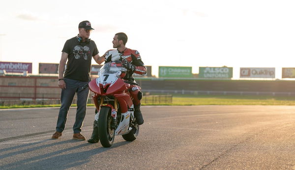 A screen grab from motorcycle movie (flop) One Fast Move