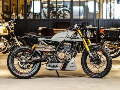 Mondial HPS 125 motorcycle. Credit - MotoGB